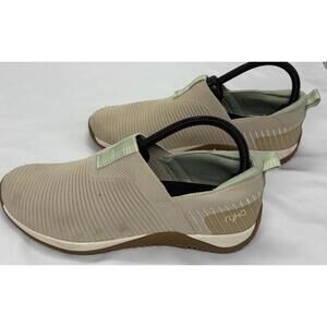 Ryka Light Brown Echo Knit Slip On Sneaker Size 8M